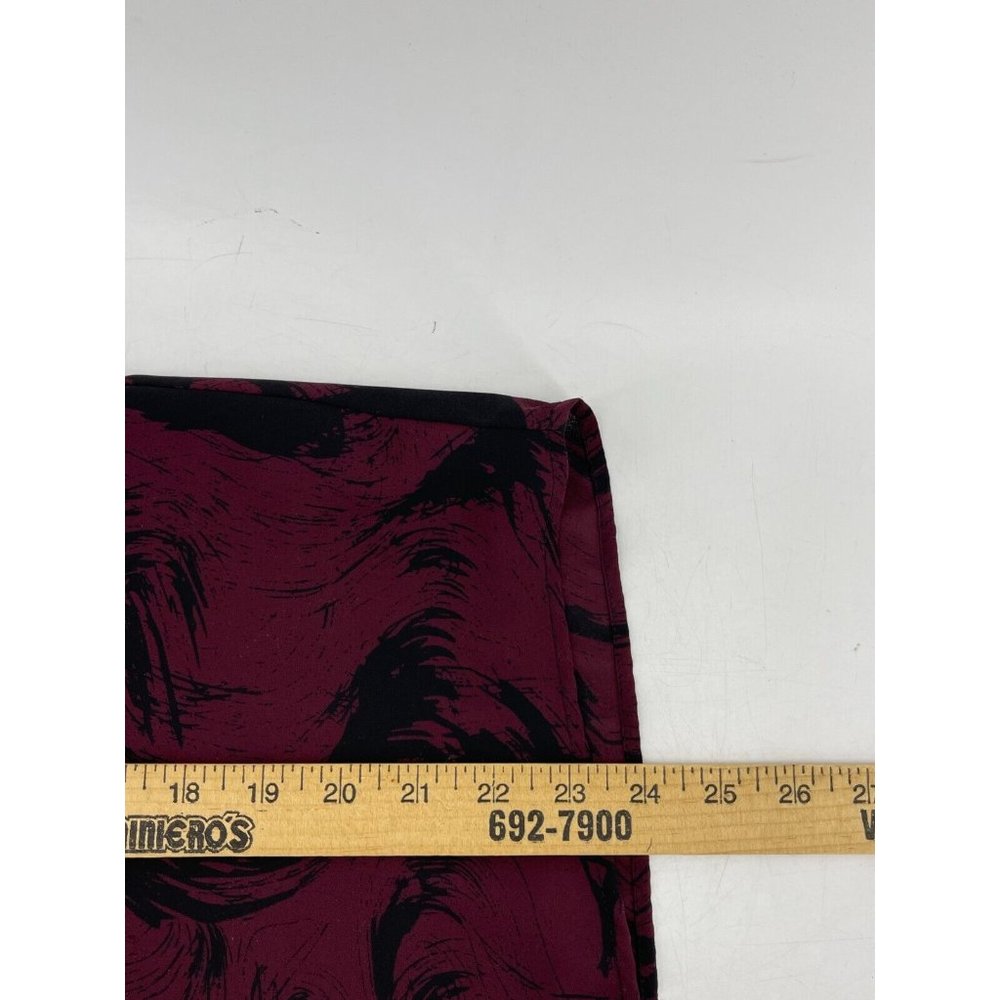Dalia Women's Burgundy Black Cami Tank Top Spaghetti Straps Size Medium - Picture 9 of 10